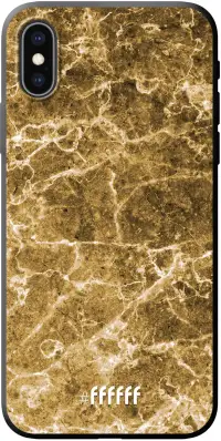 Gold Marble iPhone Xs