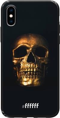 Gold Skull iPhone Xs