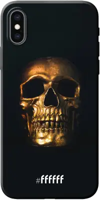 Gold Skull iPhone Xs