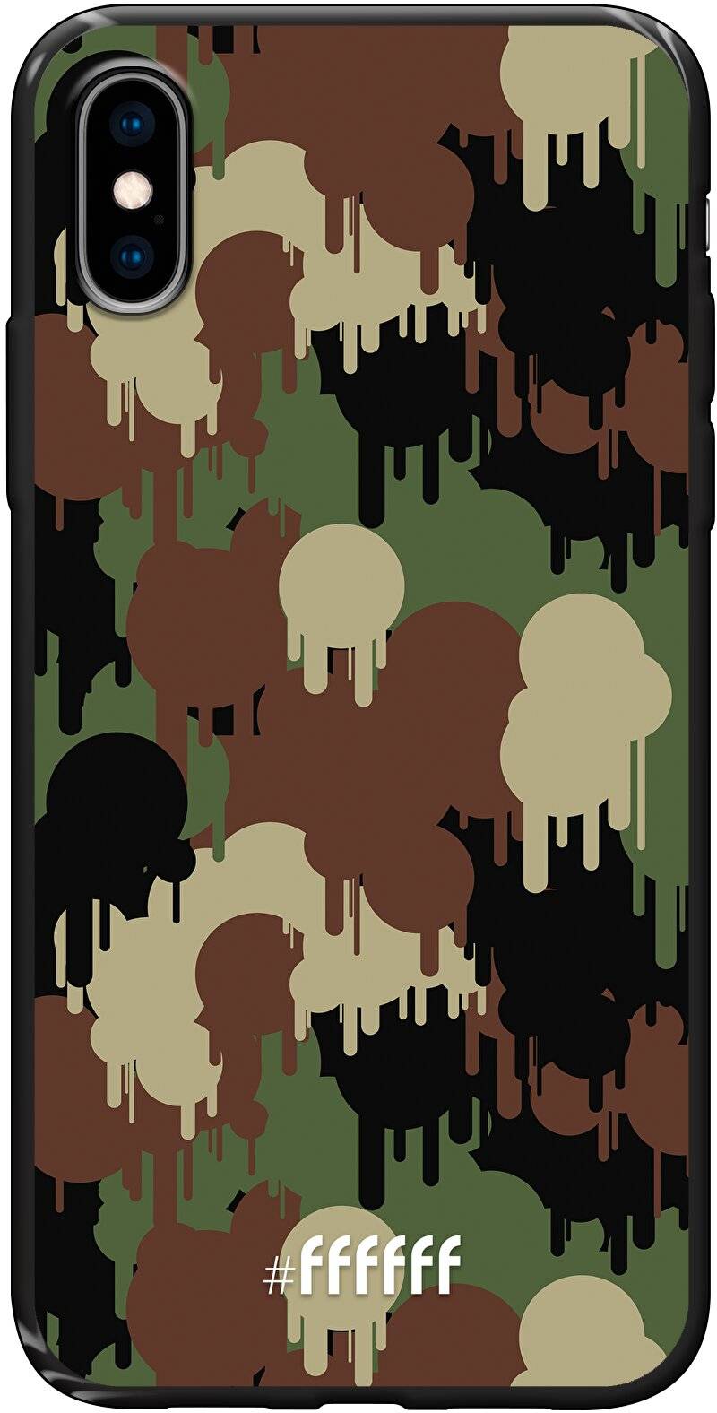 Graffiti Camouflage iPhone Xs