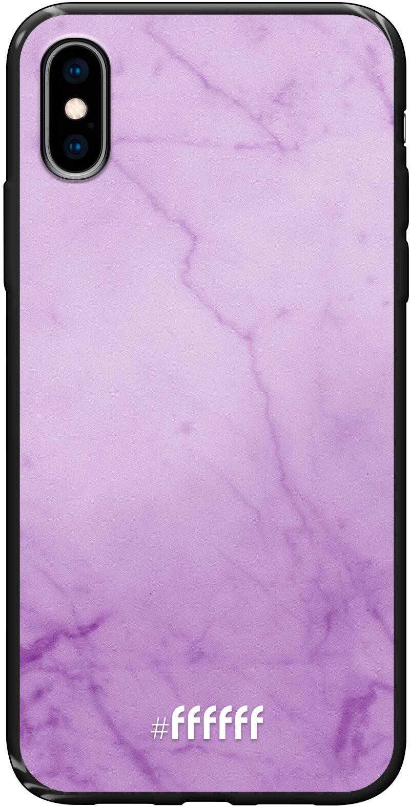Lilac Marble iPhone Xs