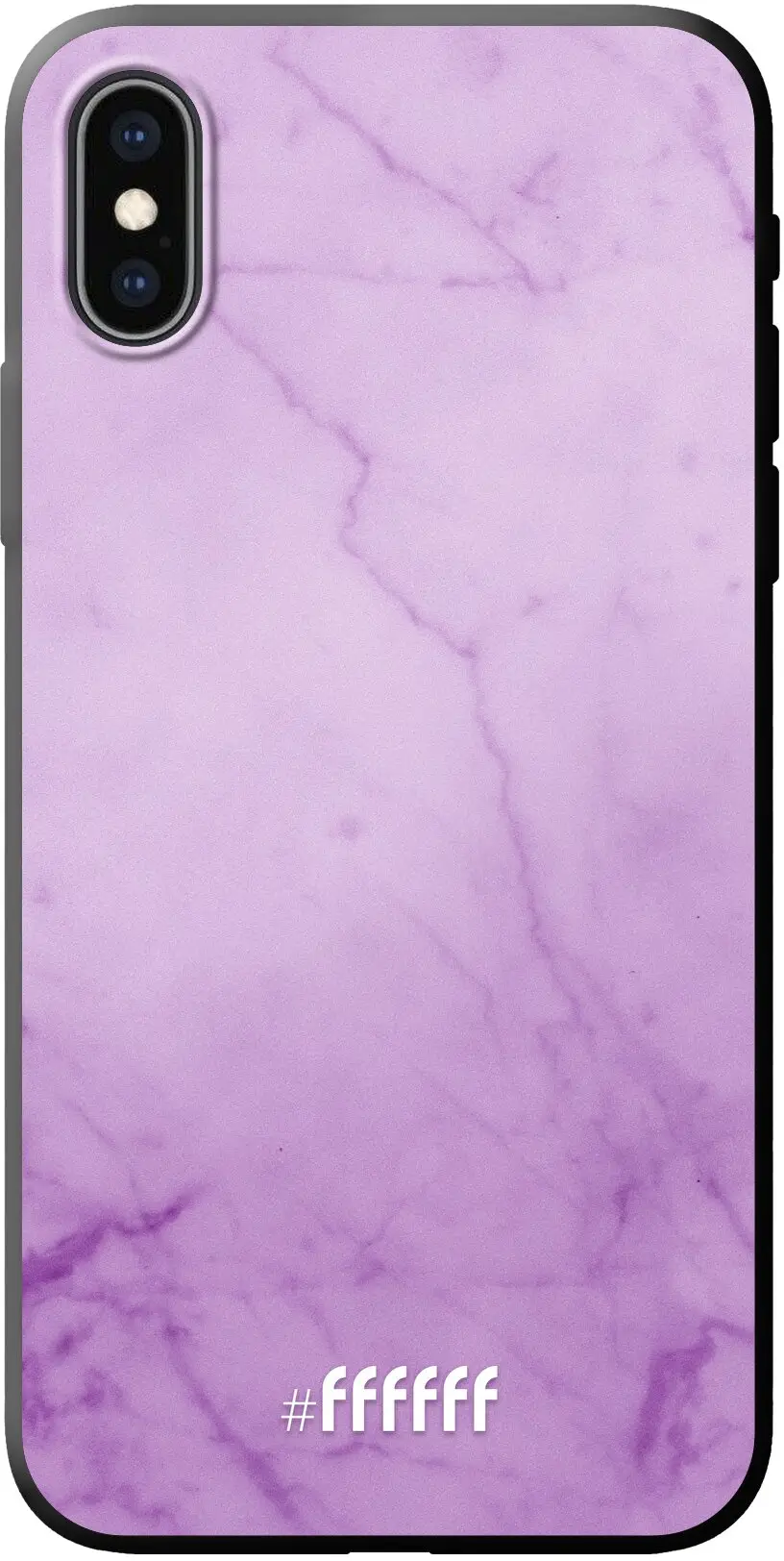 Lilac Marble iPhone Xs