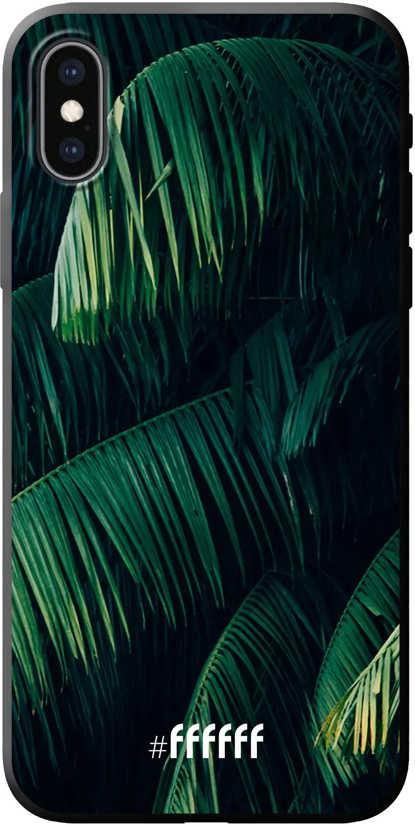 Palm Leaves Dark iPhone Xs