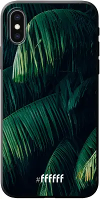 Palm Leaves Dark iPhone Xs