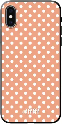 Peachy Dots iPhone Xs