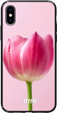 Pink Tulip iPhone Xs