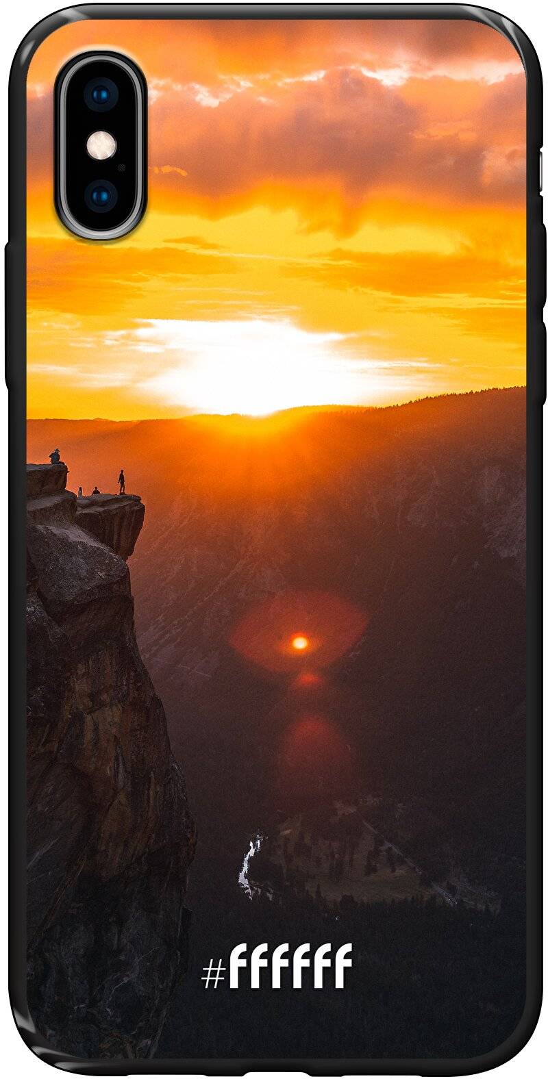 Rock Formation Sunset iPhone Xs