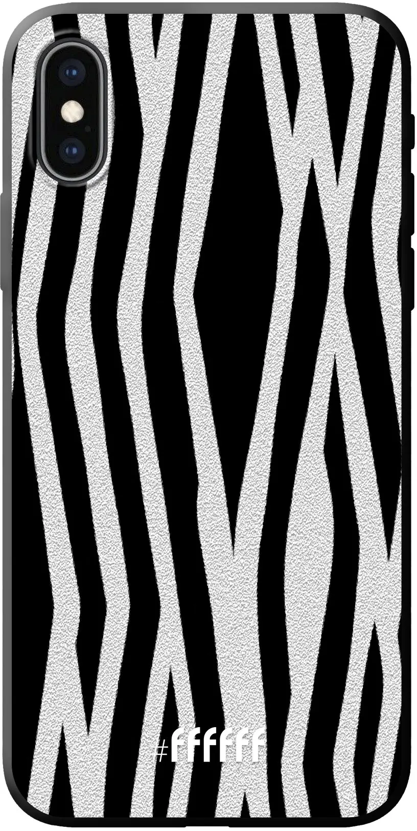 Zebra Print iPhone Xs