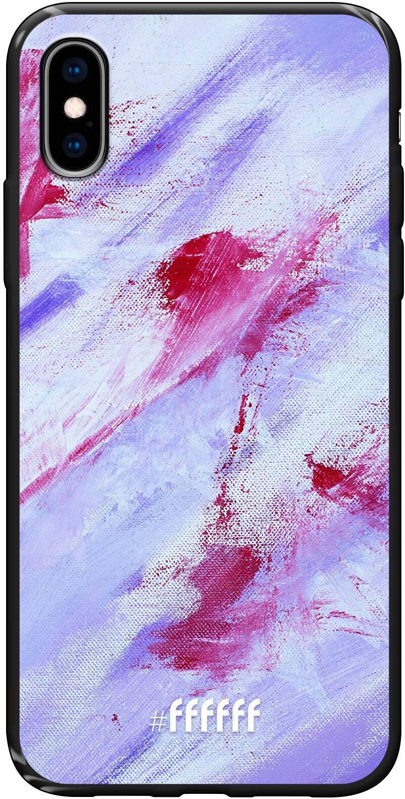 Abstract Pinks iPhone X