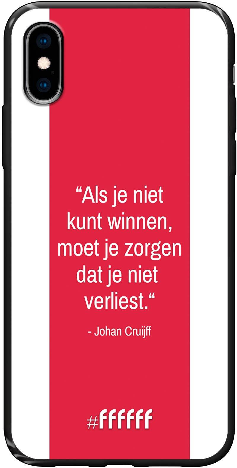 AFC Ajax Quote Johan Cruijff iPhone X