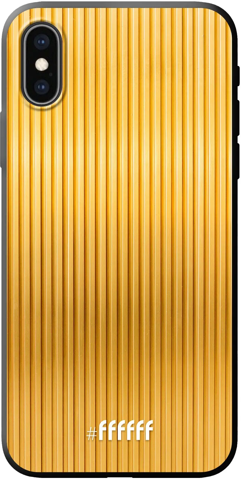 Bold Gold iPhone X