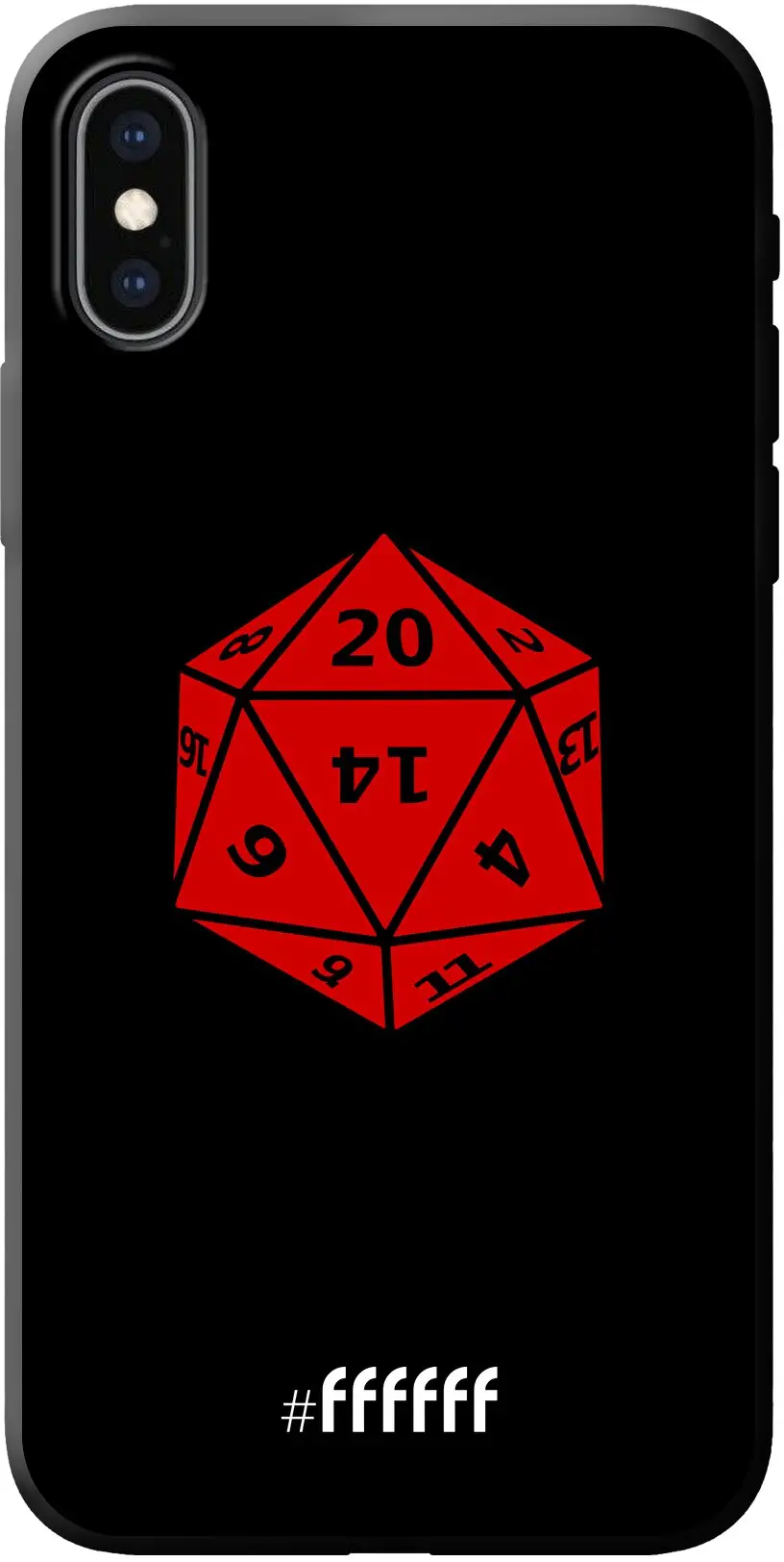 D20 - Black iPhone X