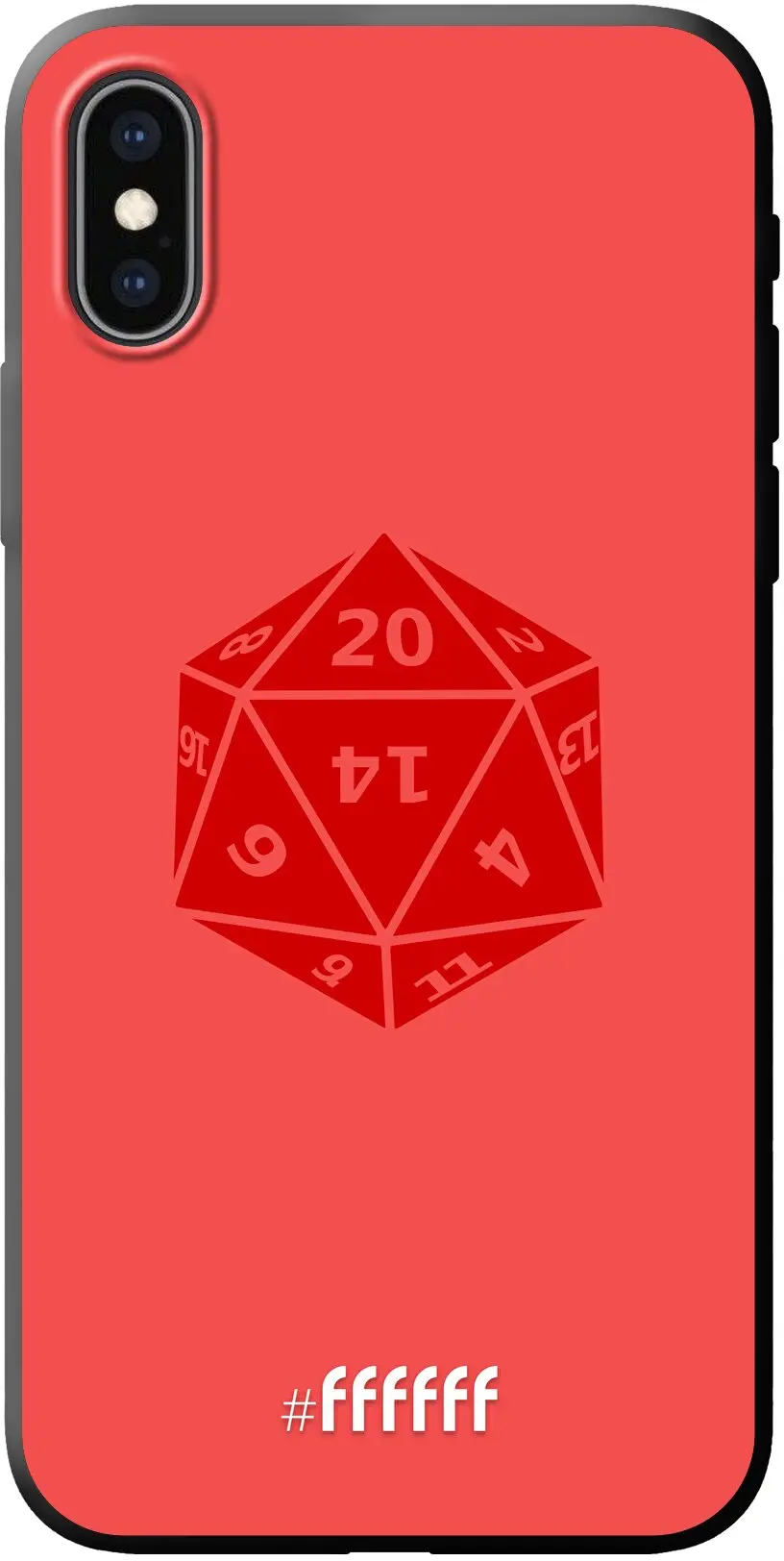 D20 - Red iPhone X