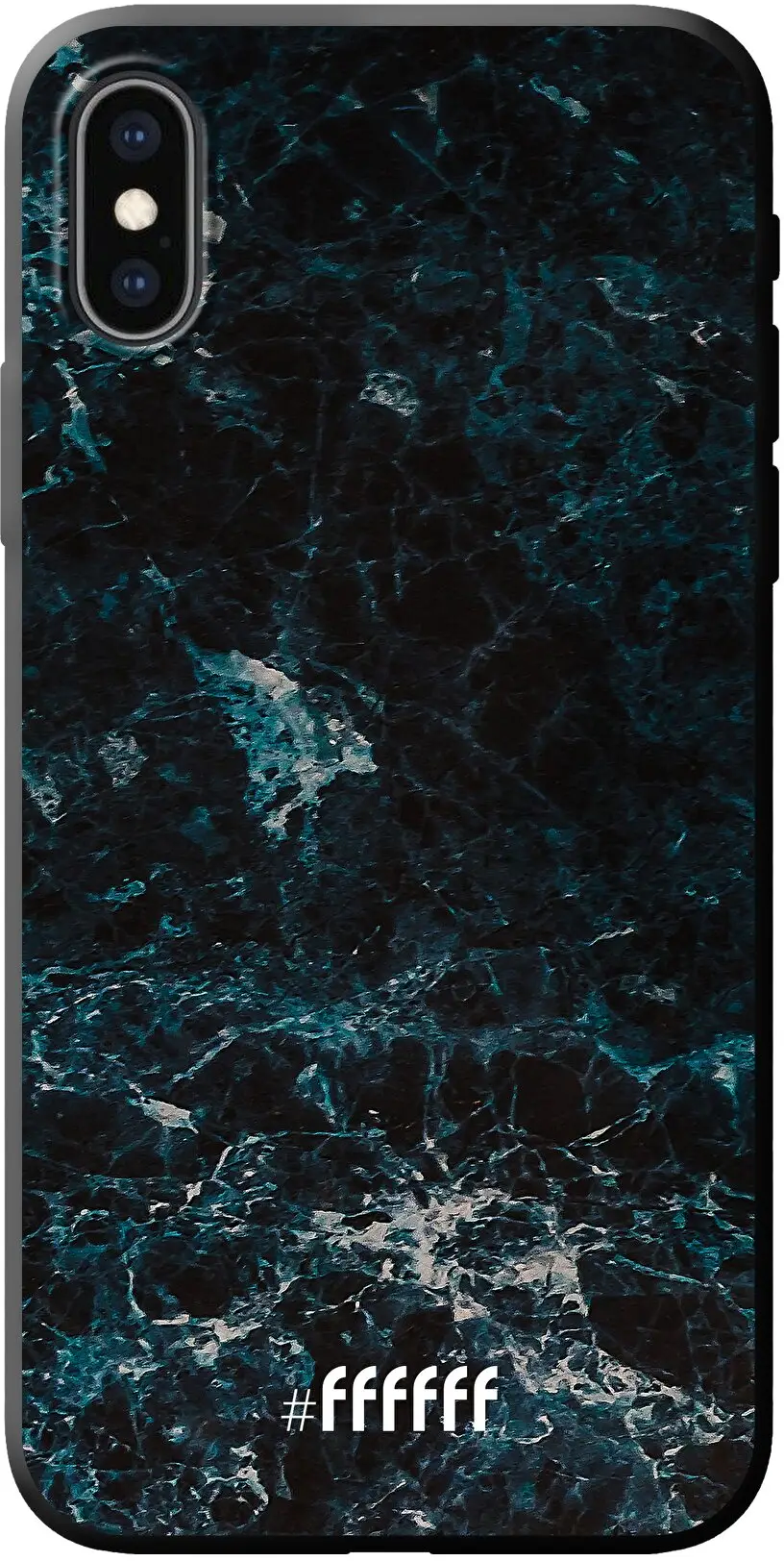 Dark Blue Marble iPhone X