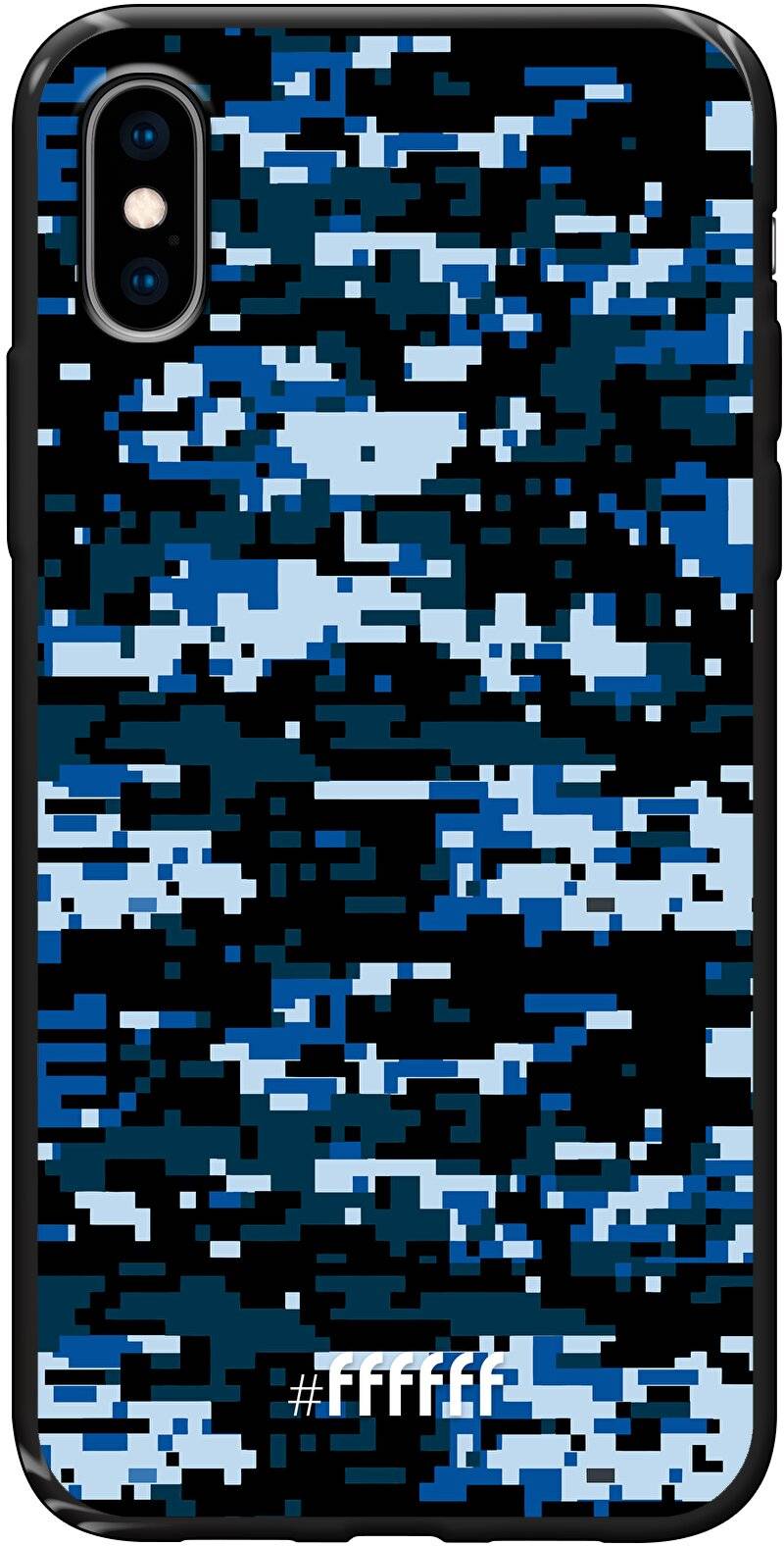 Navy Camouflage iPhone X