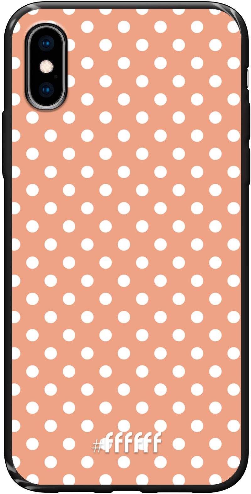 Peachy Dots iPhone X
