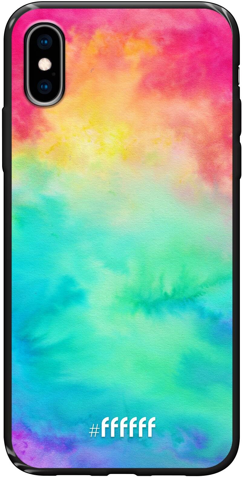 Rainbow Tie Dye iPhone X