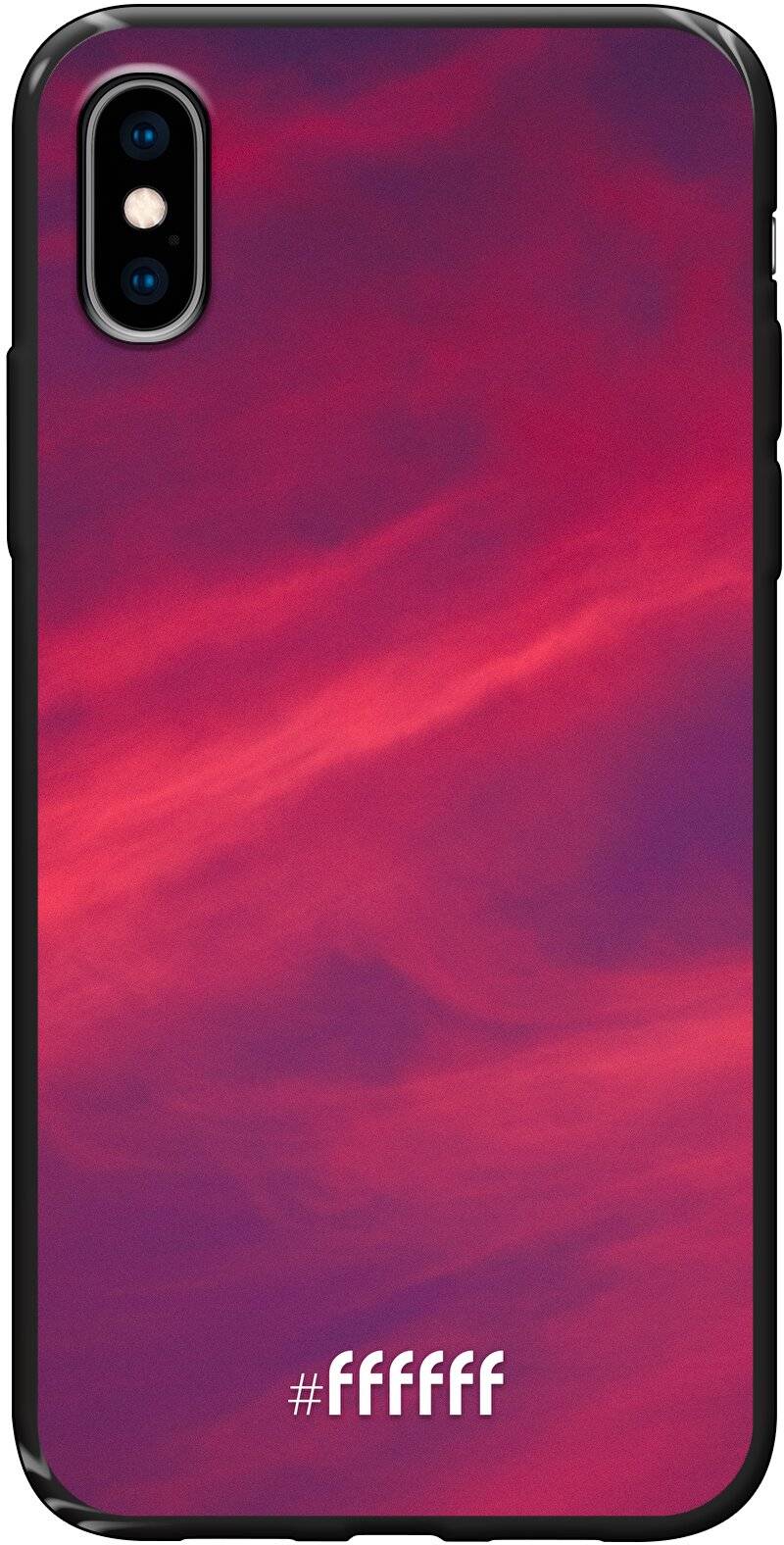 Red Skyline iPhone X