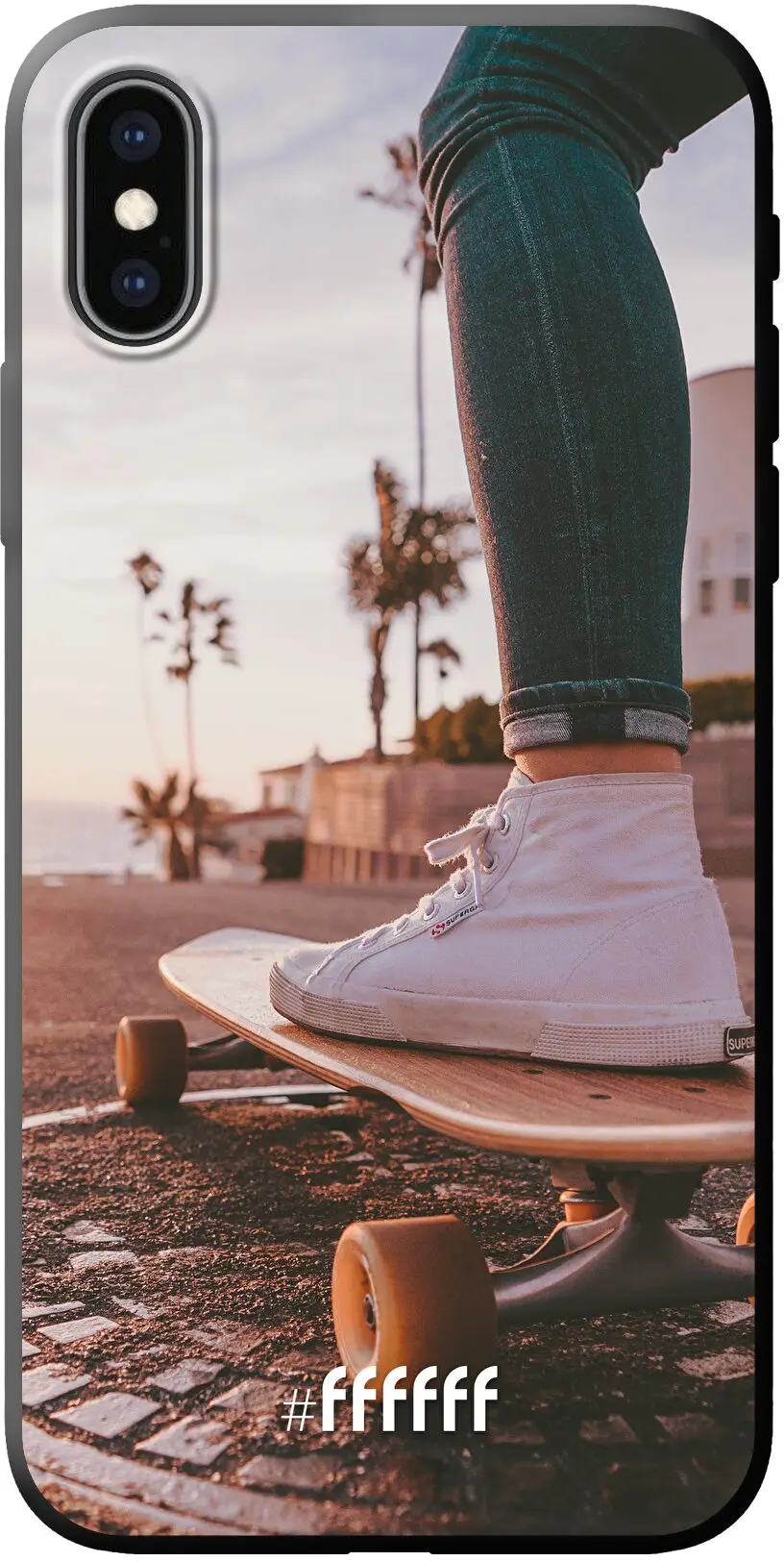 Skateboarding iPhone X