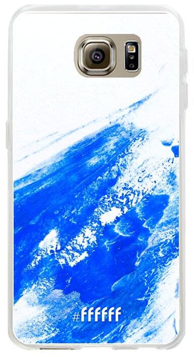 Blue Brush Stroke Galaxy S6