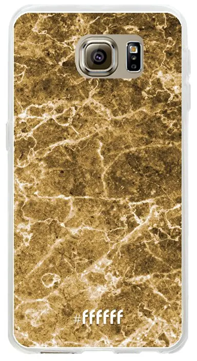 Gold Marble Galaxy S6