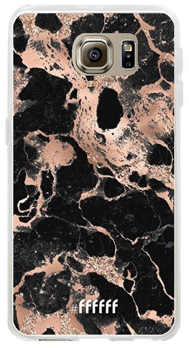 Rose Gold Marble Galaxy S6