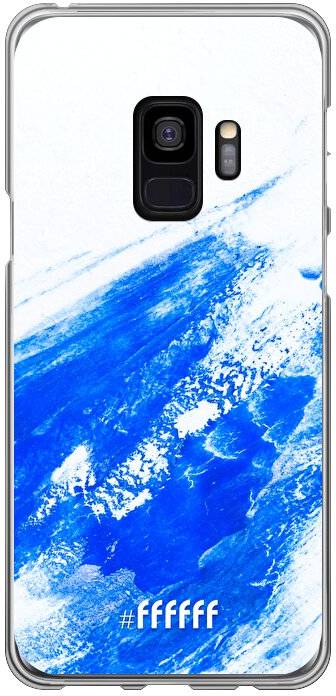 Blue Brush Stroke Galaxy S9