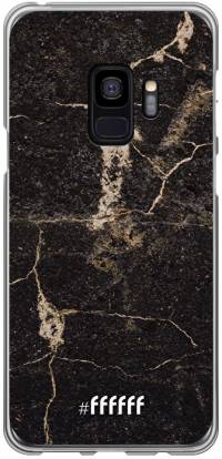 Dark Golden Marble Galaxy S9