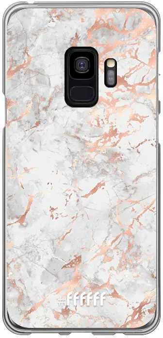 Peachy Marble Galaxy S9