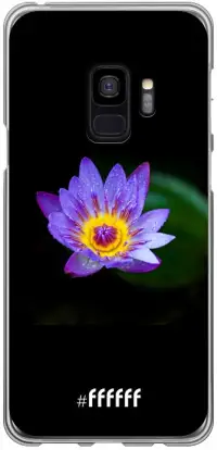 Purple Flower in the Dark Galaxy S9