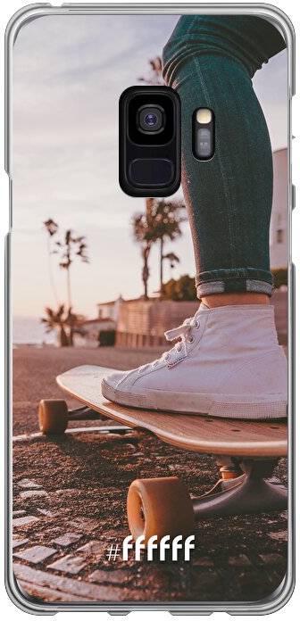 Skateboarding Galaxy S9
