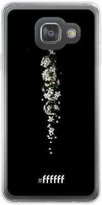 White flowers in the dark Galaxy A3 (2016)