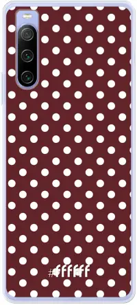 Burgundy Dots Xperia 10 IV