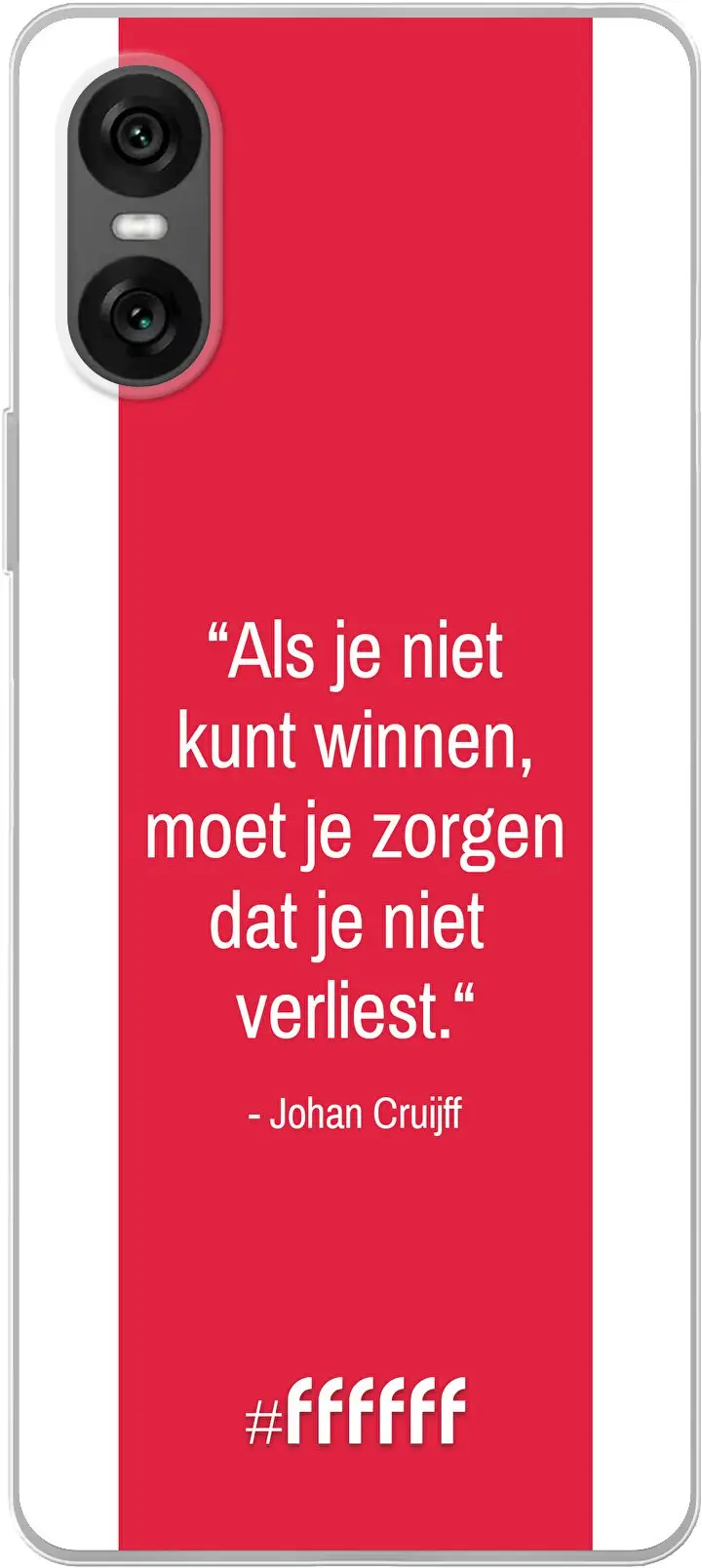 AFC Ajax Quote Johan Cruijff Xperia 10 VI