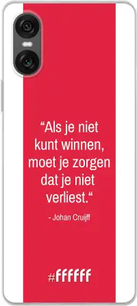 AFC Ajax Quote Johan Cruijff Xperia 10 VI