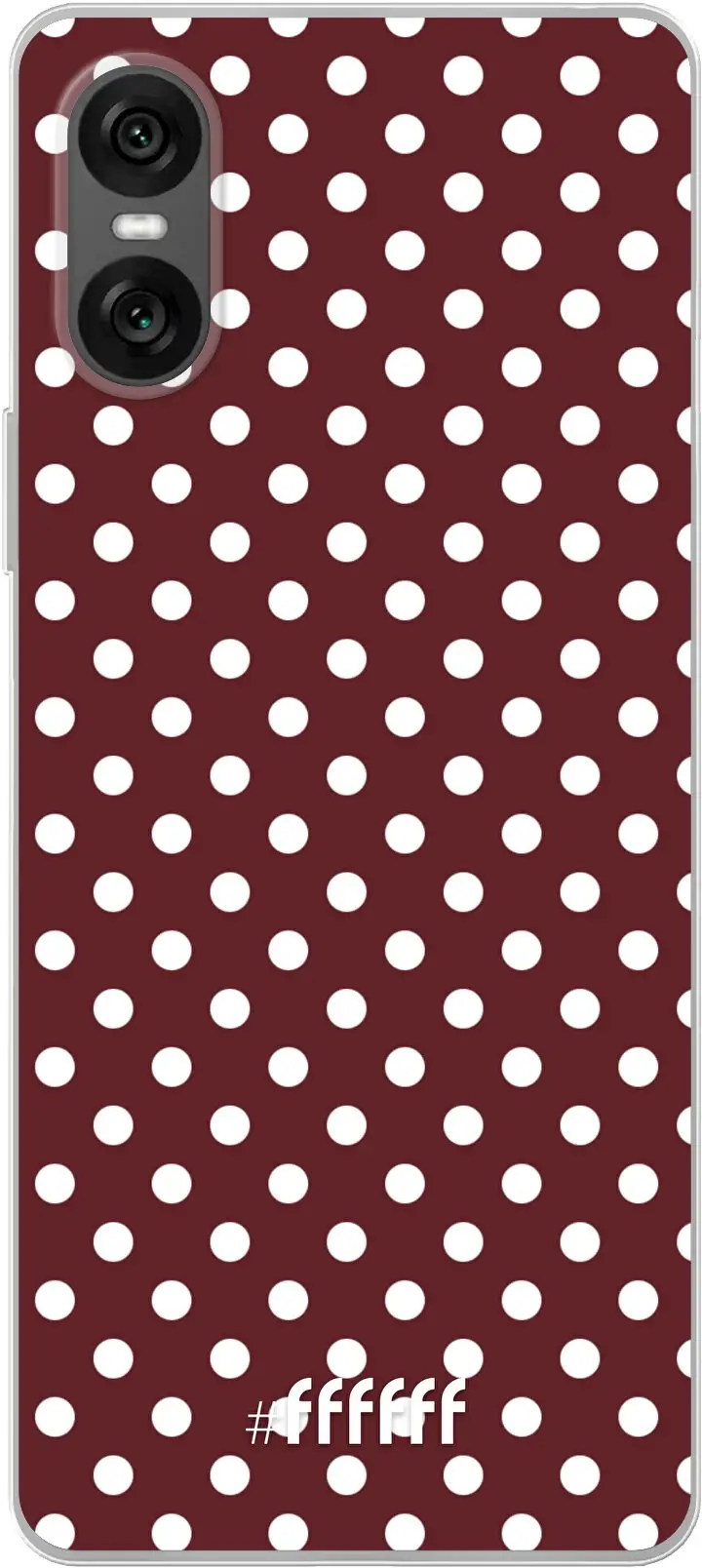 Burgundy Dots Xperia 10 VI