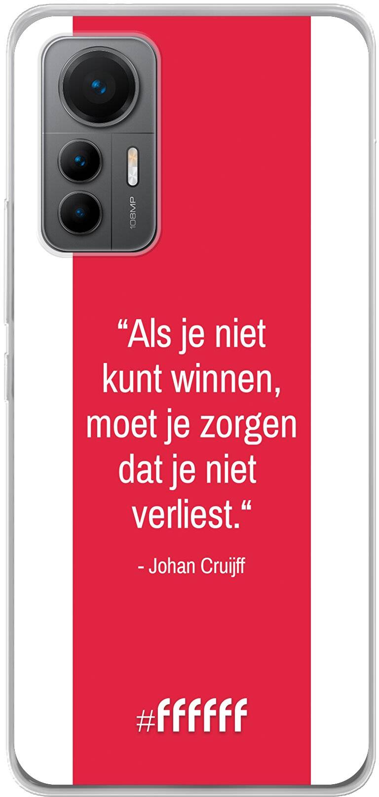 AFC Ajax Quote Johan Cruijff 12 Lite