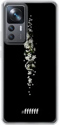 White flowers in the dark 12T