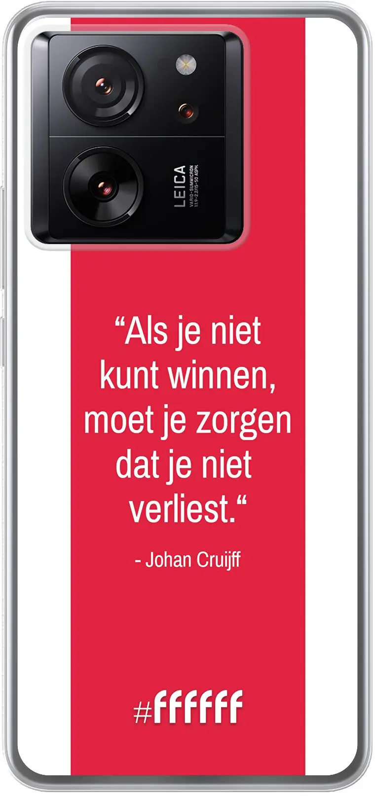 AFC Ajax Quote Johan Cruijff 13T Pro