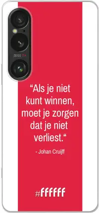 AFC Ajax Quote Johan Cruijff Xperia 1 VI