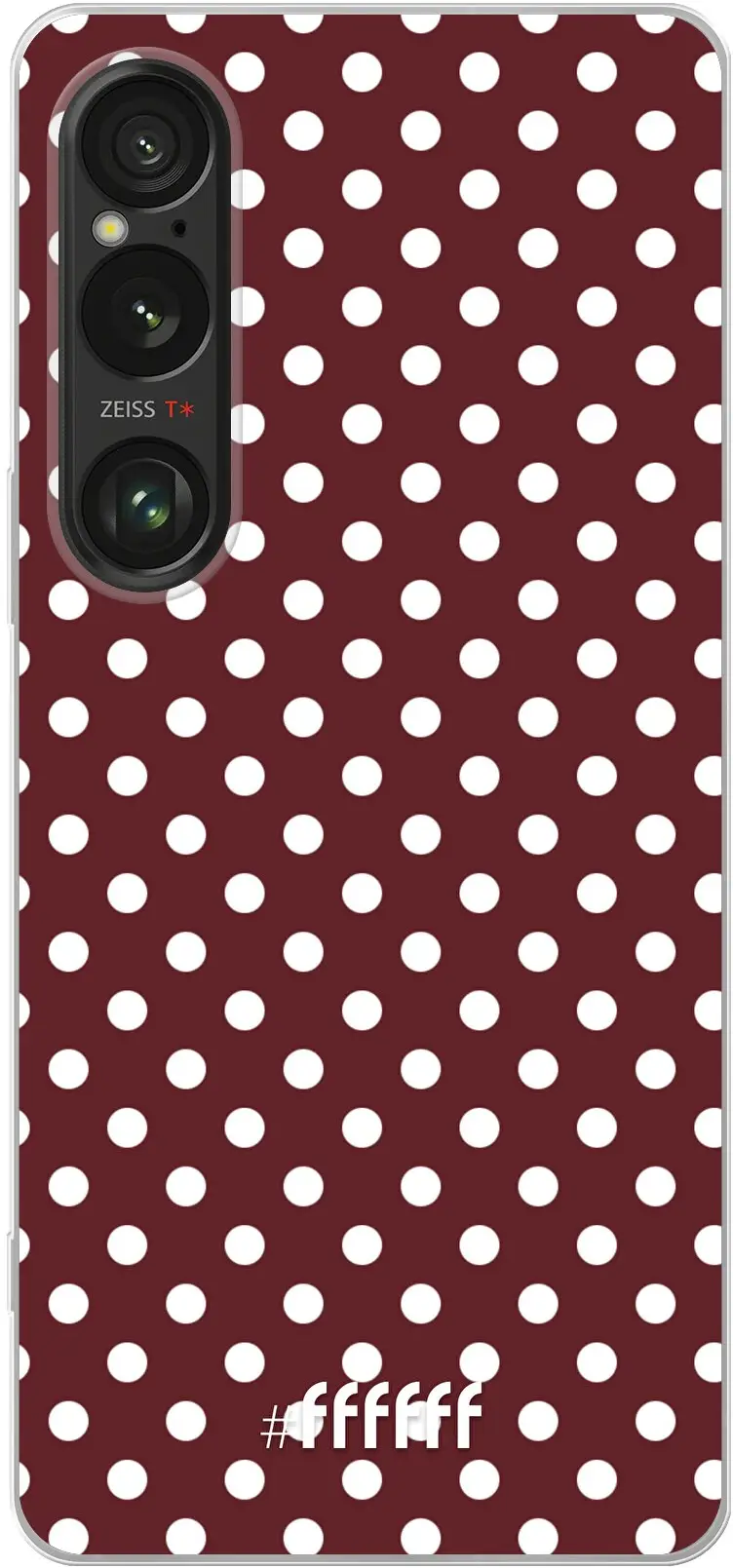 Burgundy Dots Xperia 1 VI