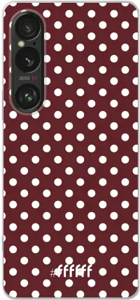 Burgundy Dots Xperia 1 VI