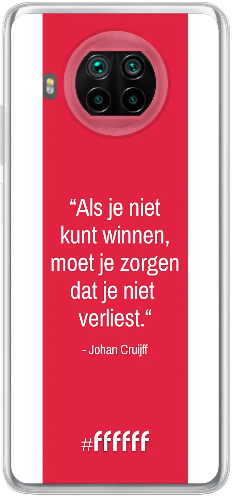 AFC Ajax Quote Johan Cruijff Mi 10T Lite