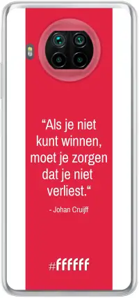 AFC Ajax Quote Johan Cruijff Mi 10T Lite