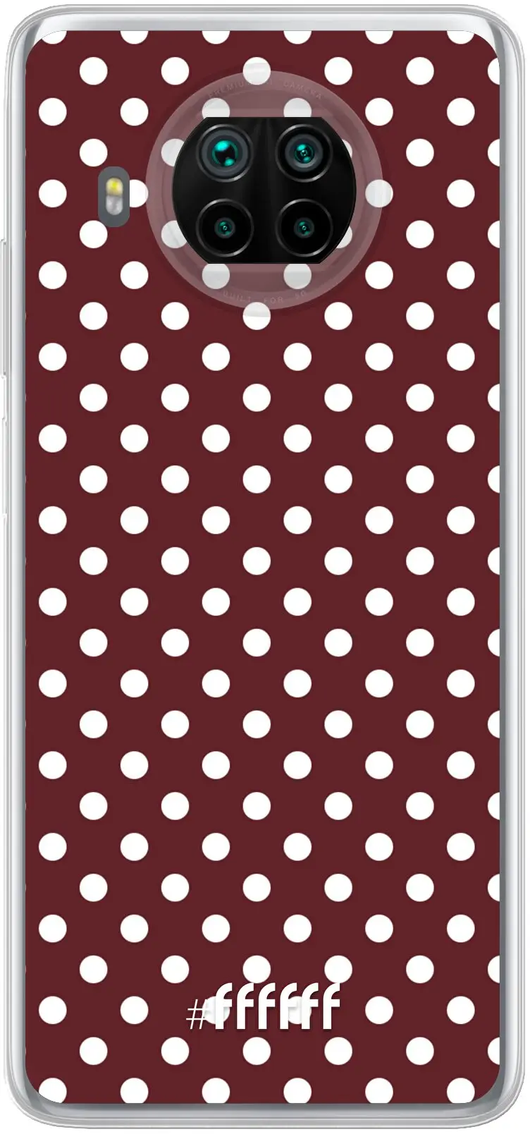 Burgundy Dots Mi 10T Lite