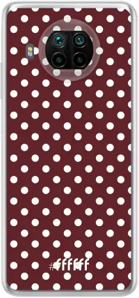 Burgundy Dots Mi 10T Lite