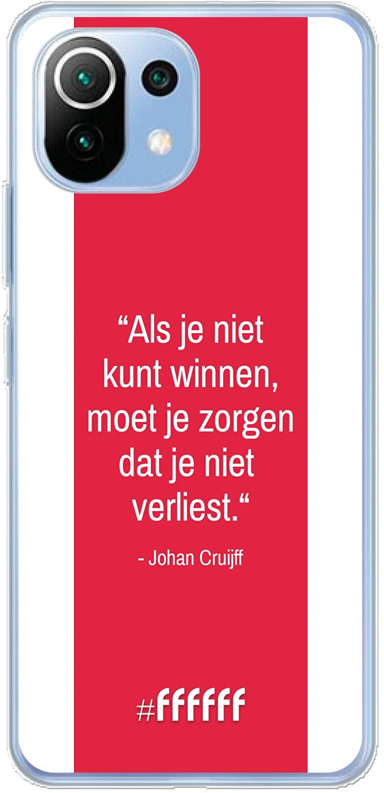 AFC Ajax Quote Johan Cruijff Mi 11 Lite