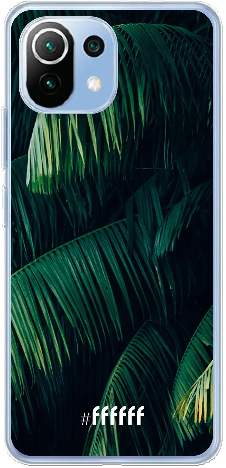 Palm Leaves Dark Mi 11 Lite