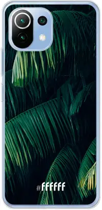 Palm Leaves Dark Mi 11 Lite