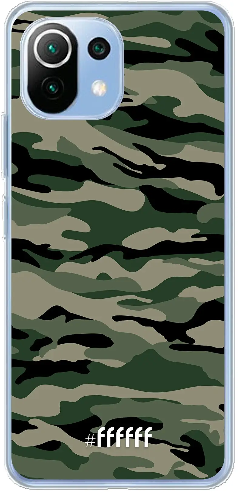 Woodland Camouflage Mi 11 Lite